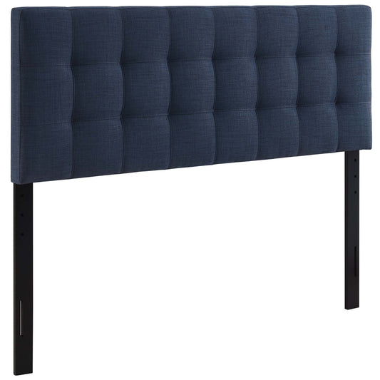 Azara Linen King Headboard, Navy