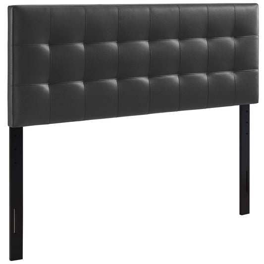 Azara Eco-Leather King Headboard, Black