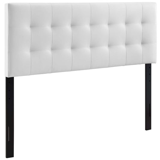 Azara Eco-Leather King Headboard, White