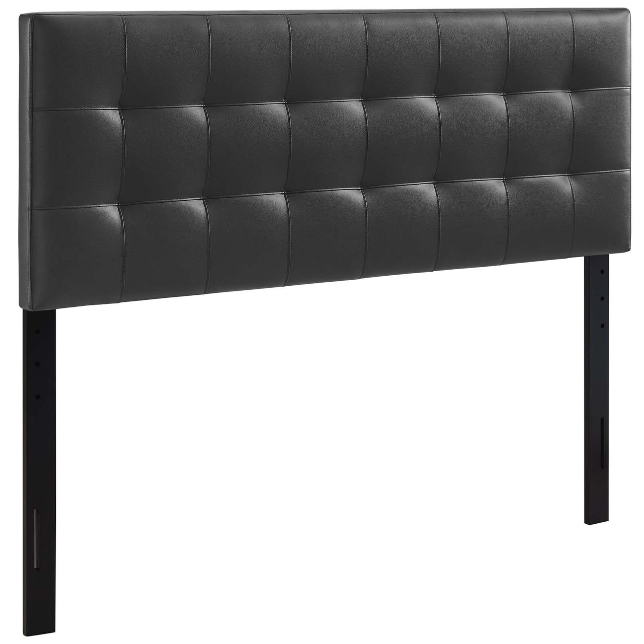 Azara Eco-Leather Full Headboard, Black