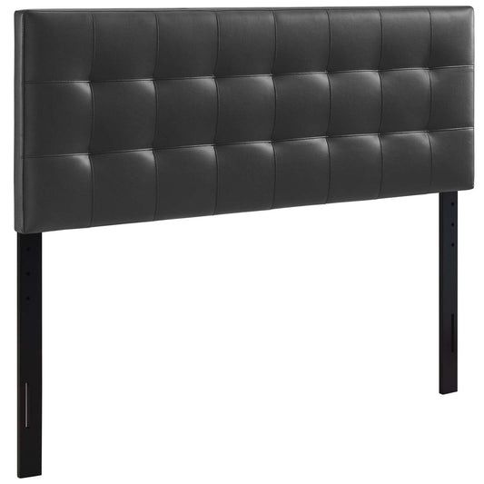 Azara Eco-Leather Full Headboard, Black