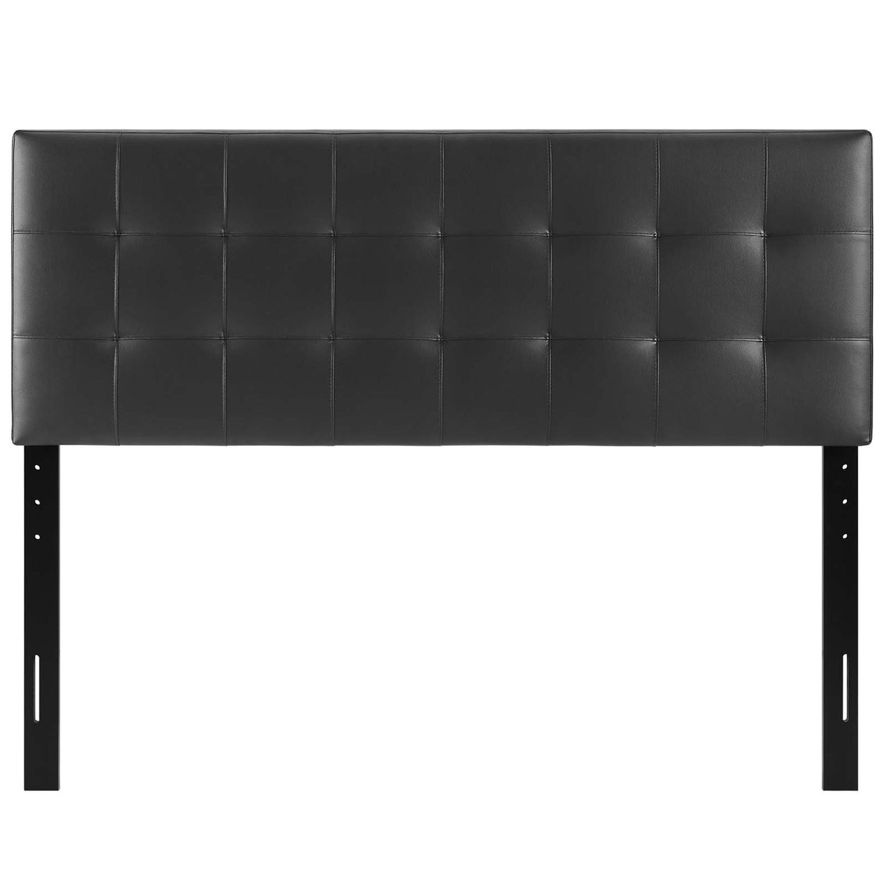 Azara Eco-Leather Full Headboard, Black