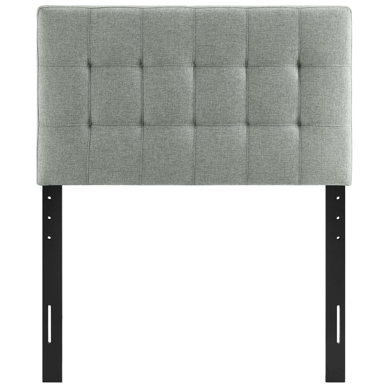 Azara Linen Twin Headboard, Gray