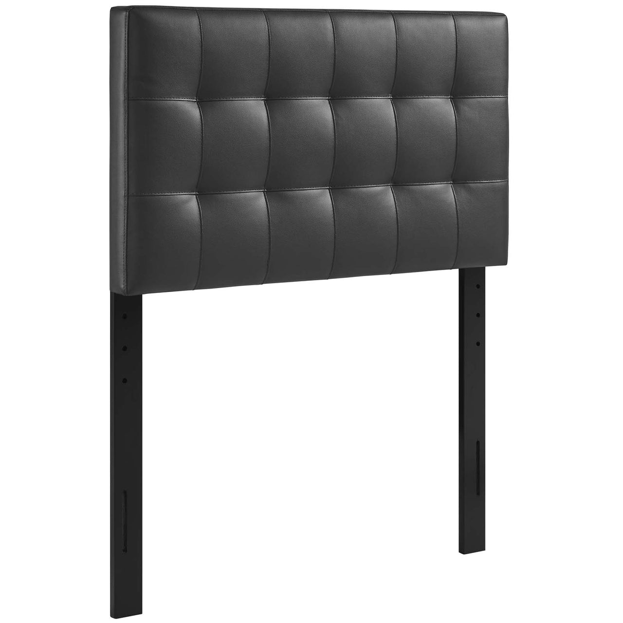 Azara Eco-Leather Twin Headboard, Black