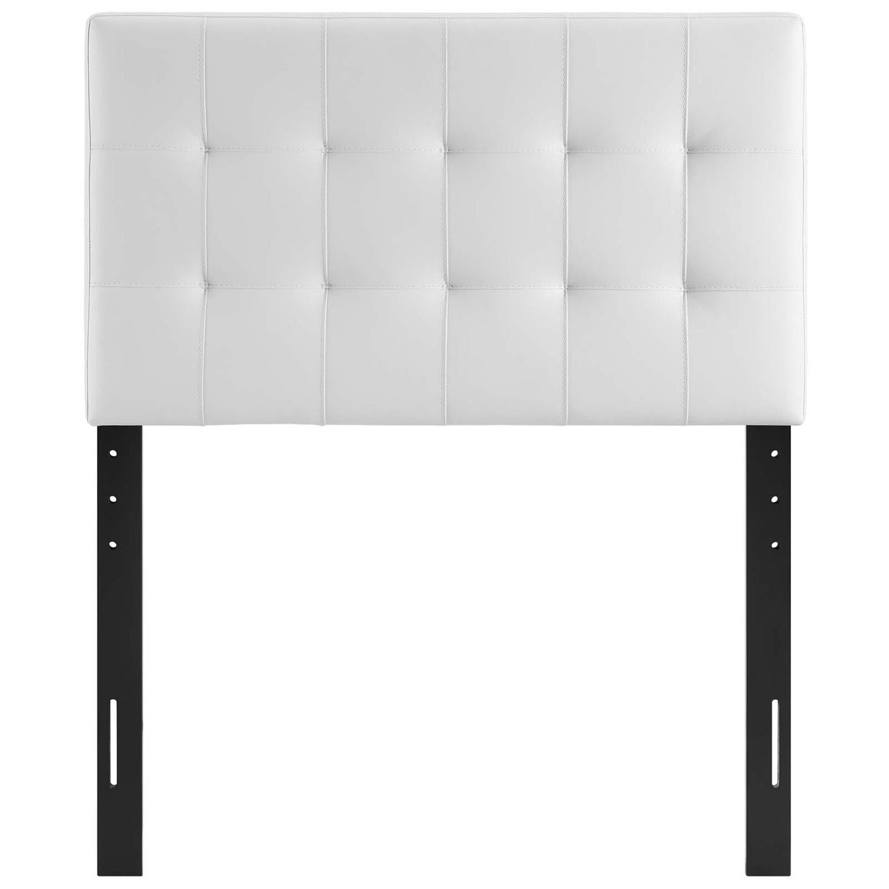 Azara Eco-Leather Twin Headboard, White