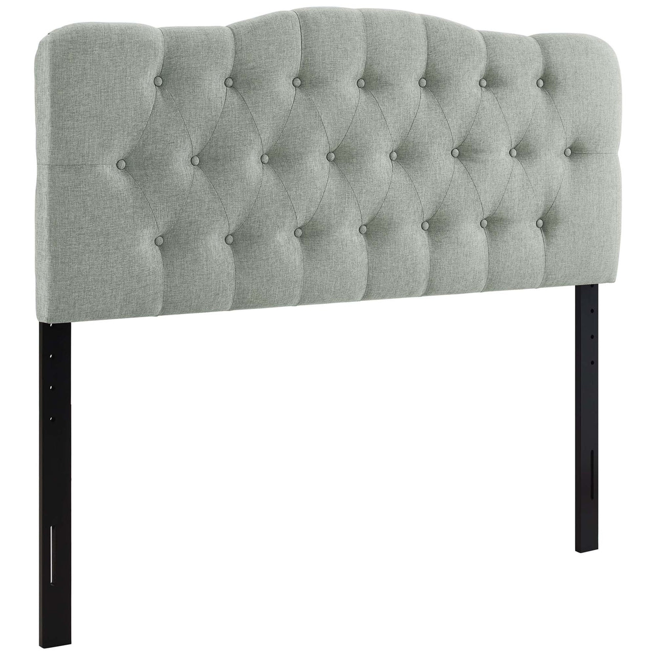 Serelle Fabric Queen Headboard, Gray