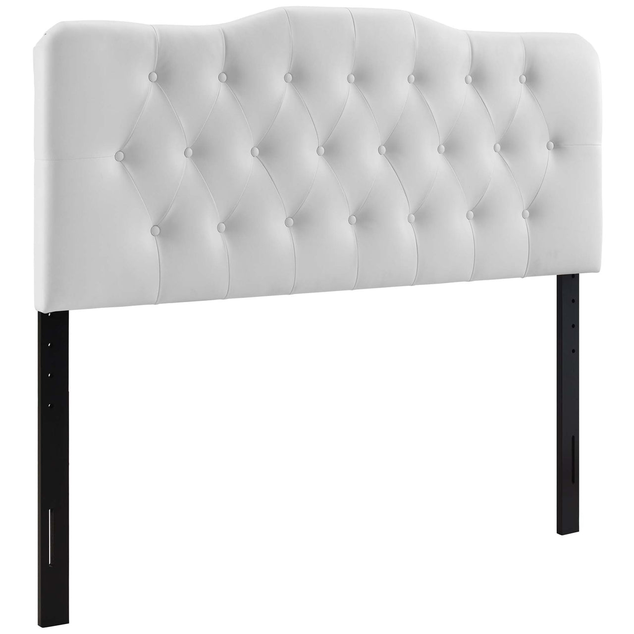 Serelle Eco-Leather Queen Headboard, White