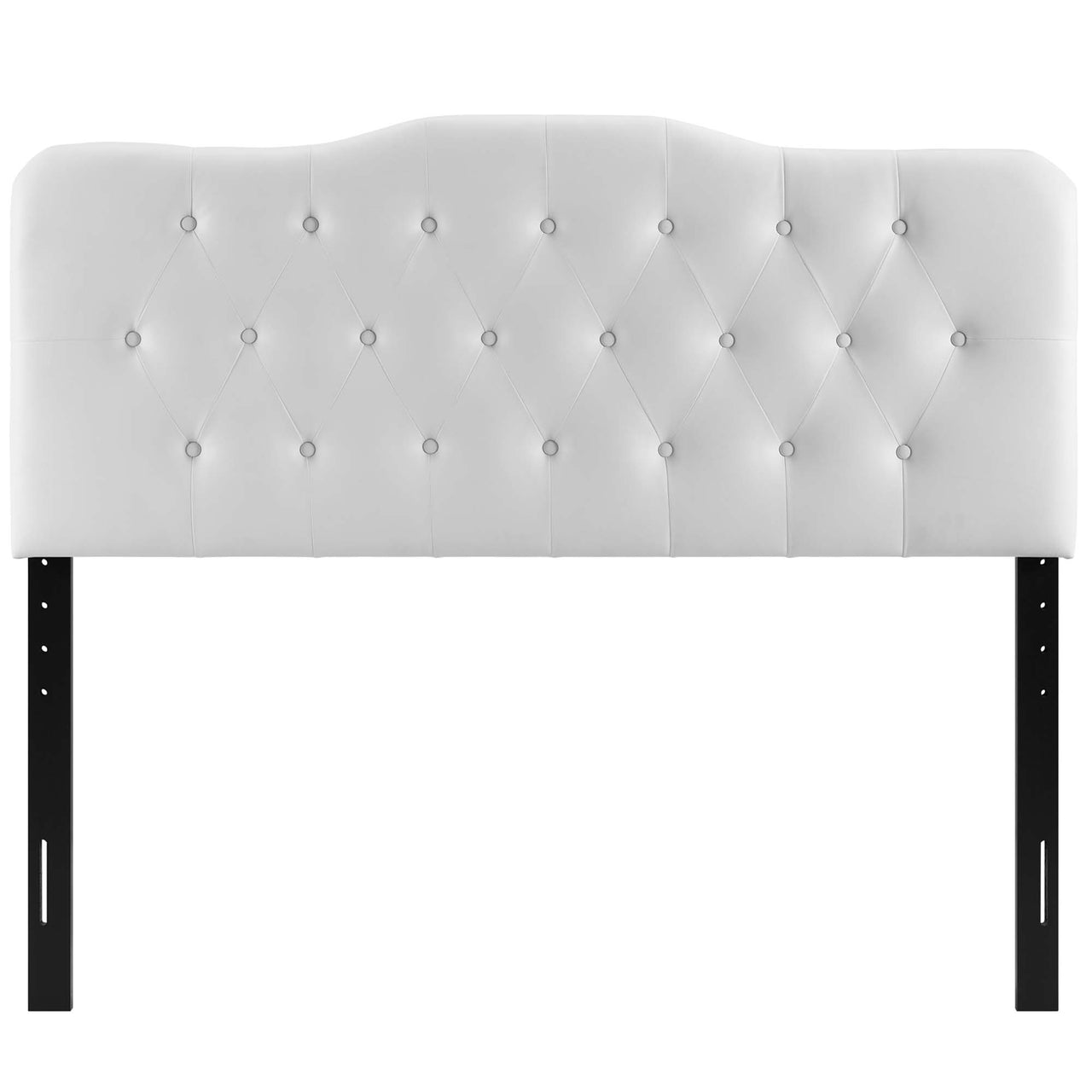 Serelle Eco-Leather Queen Headboard, White