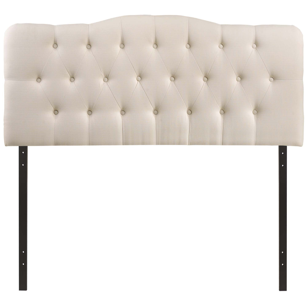 Serelle Fabric Full Headboard, Ivory