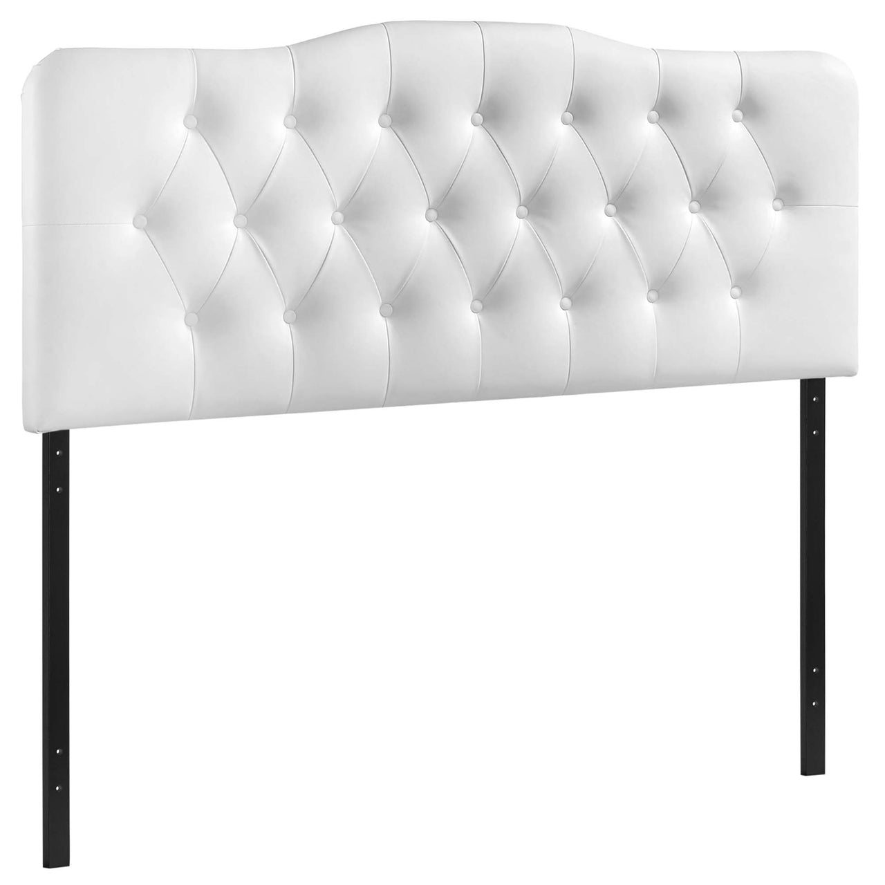 Serelle Eco-Leather King Headboard, White