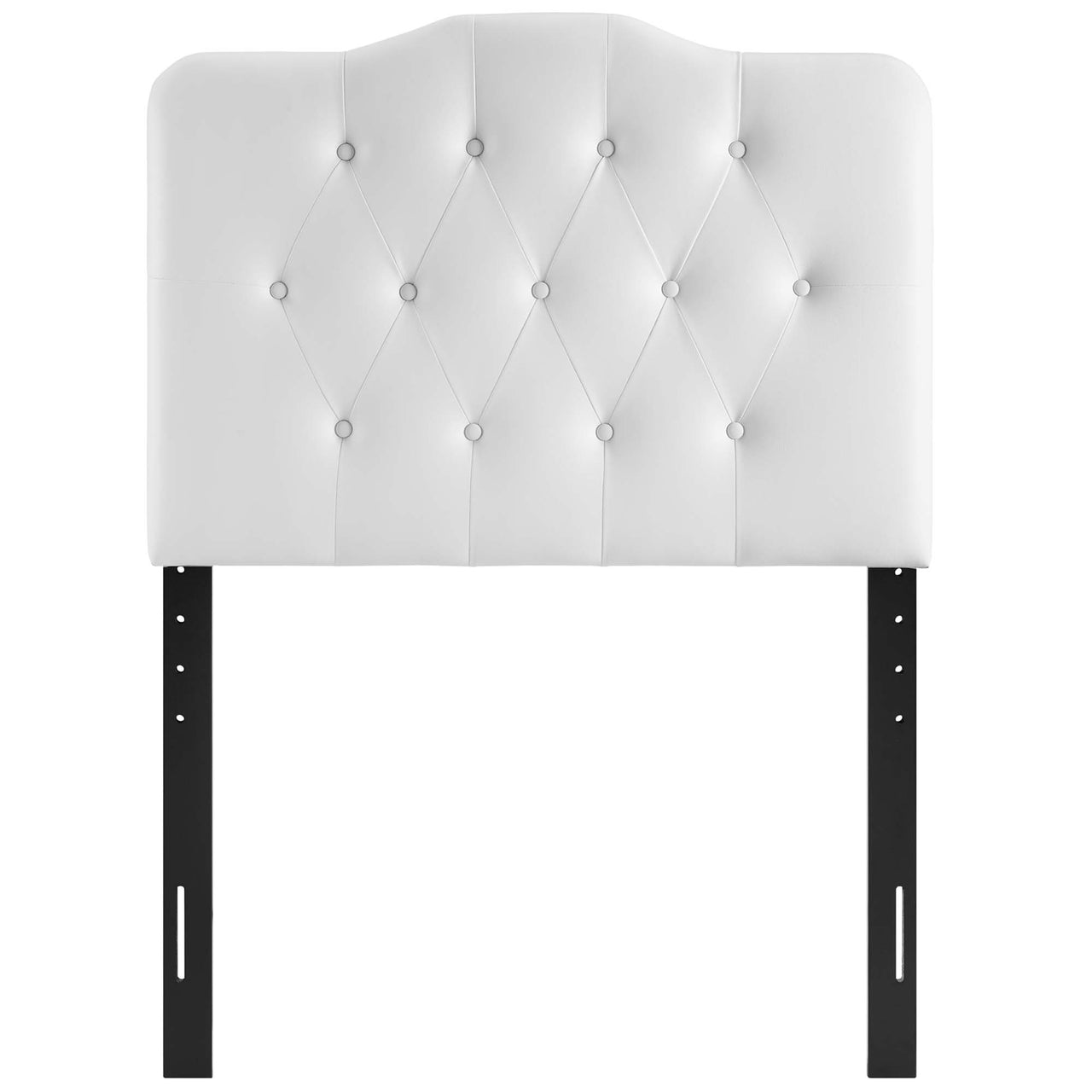 Serelle Eco-Leather Twin Headboard, White