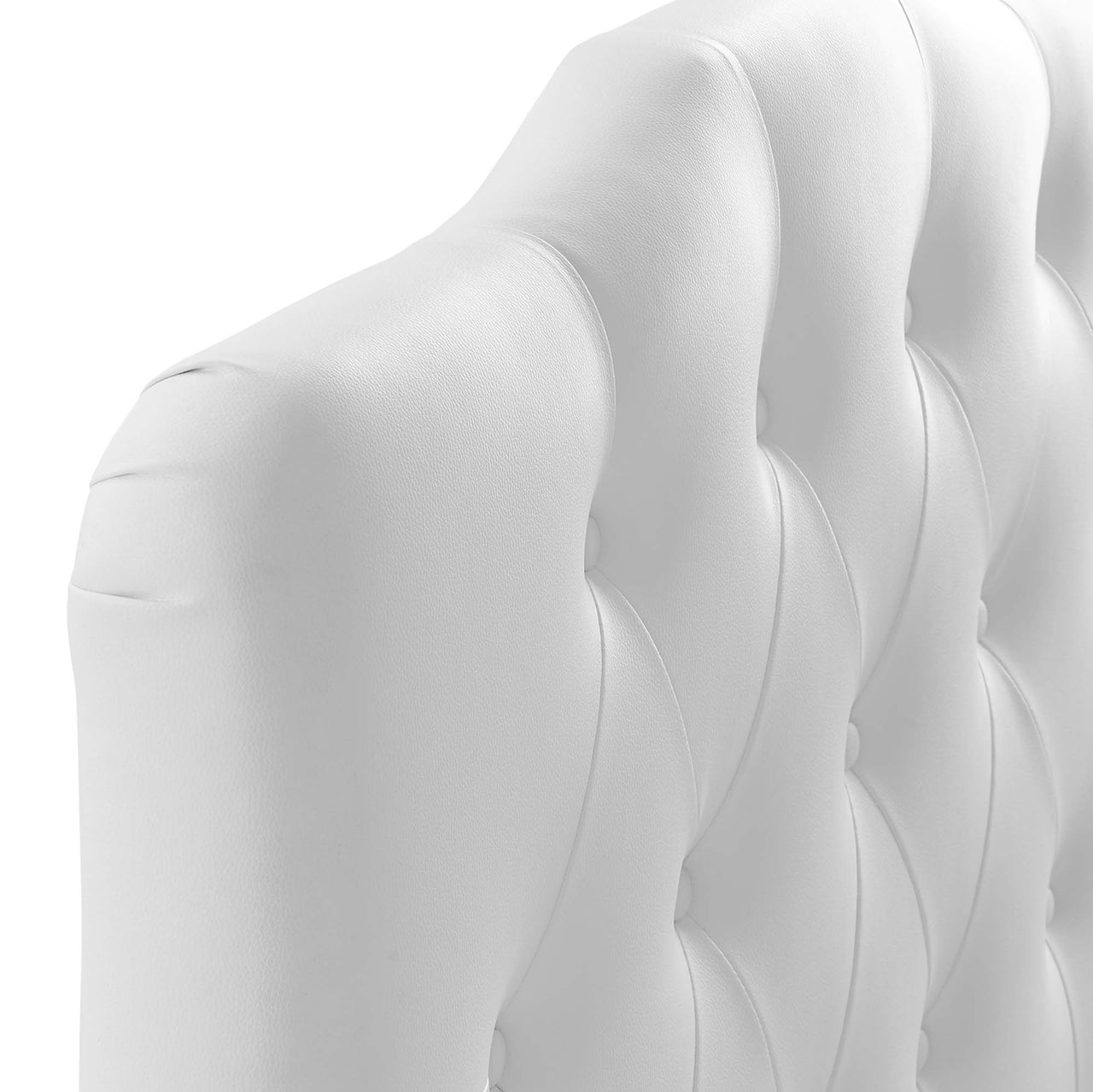 Serelle Eco-Leather Twin Headboard, White