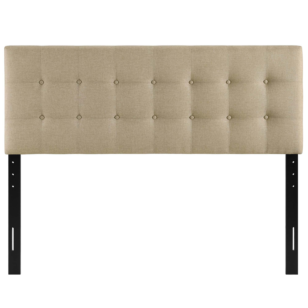 Emelle Upholstered Full Headboard, Beige