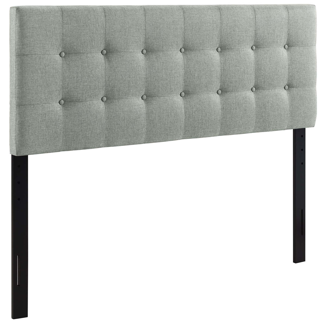 Emelle Upholstered Full Headboard, Gray