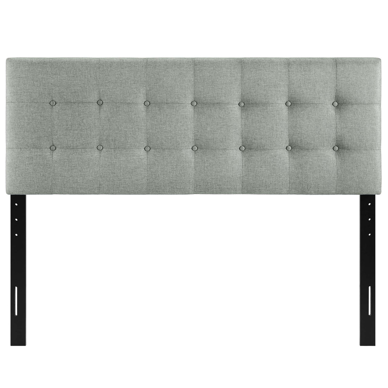 Emelle Upholstered Full Headboard, Gray