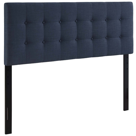 Emelle Upholstered King Headboard, Navy