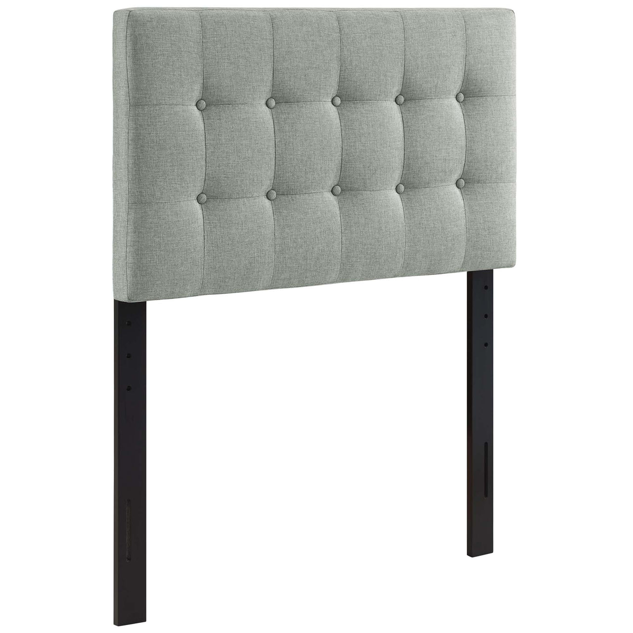 Emelle Upholstered Twin Headboard, Gray