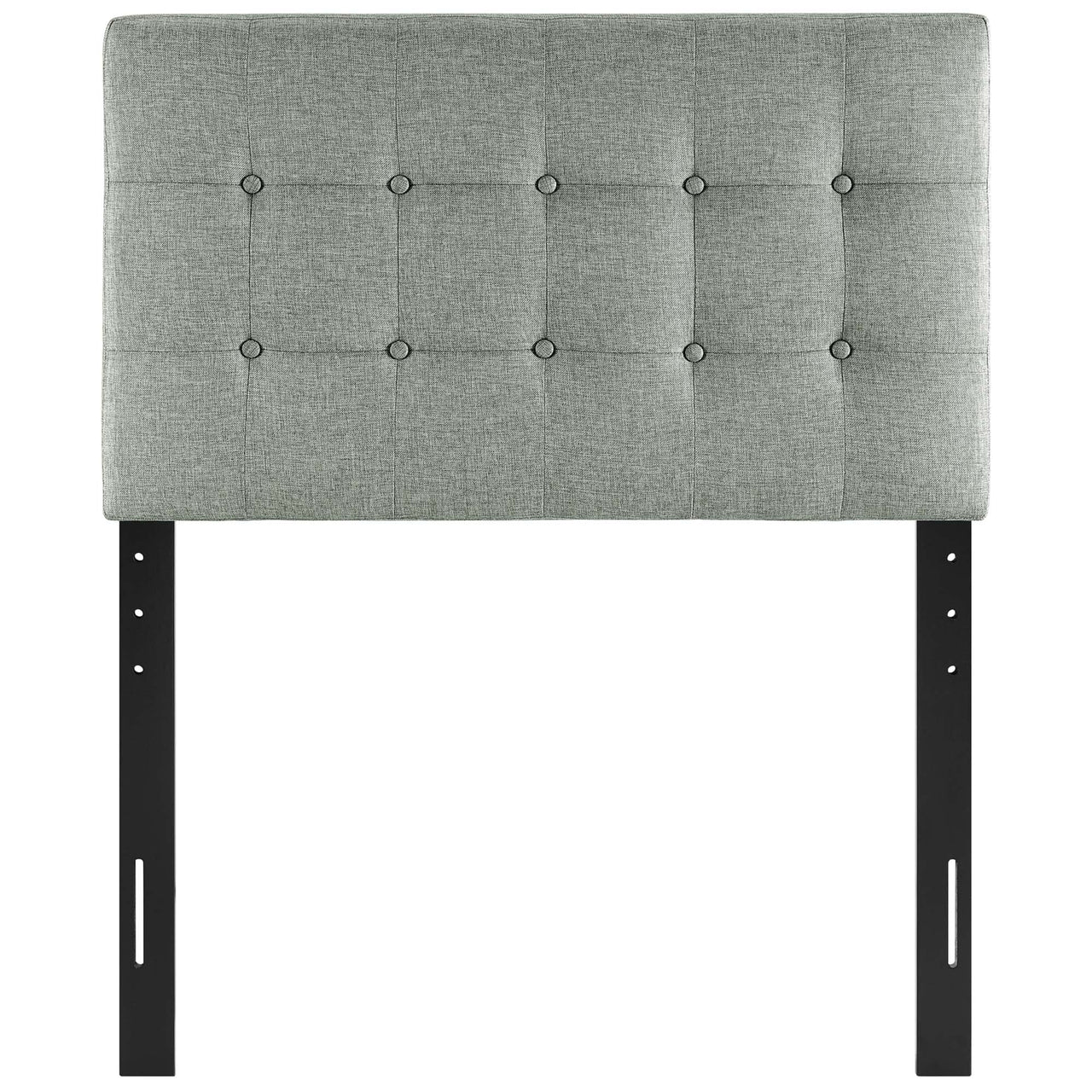 Emelle Upholstered Twin Headboard, Gray