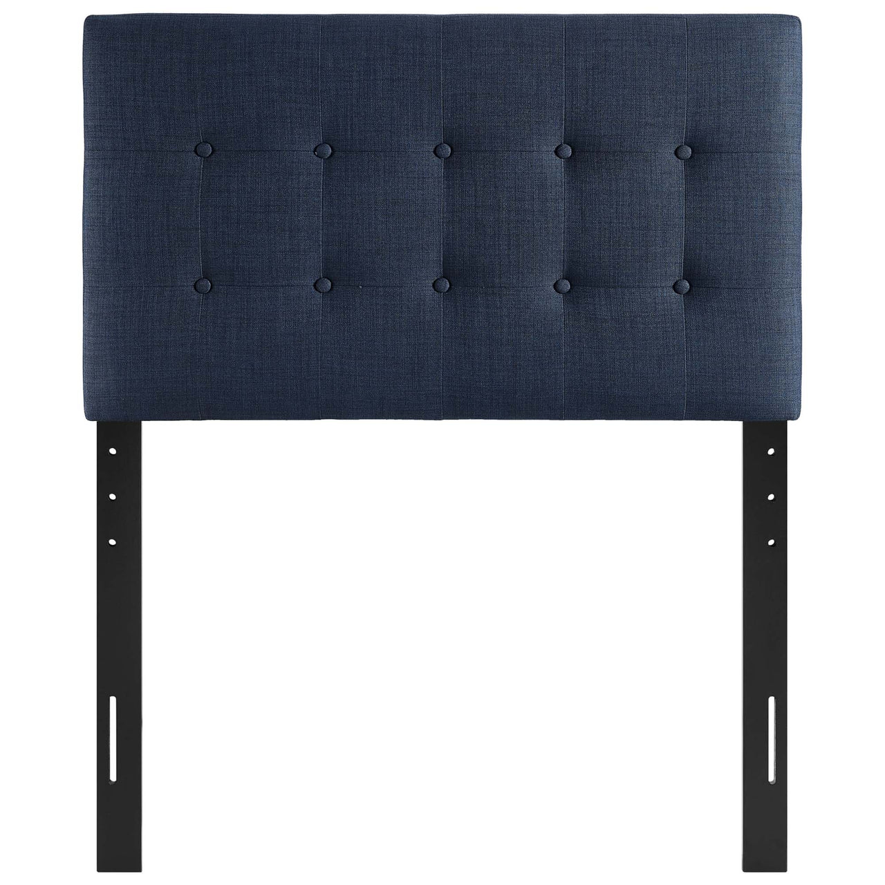 Emelle Upholstered Twin Headboard, Navy