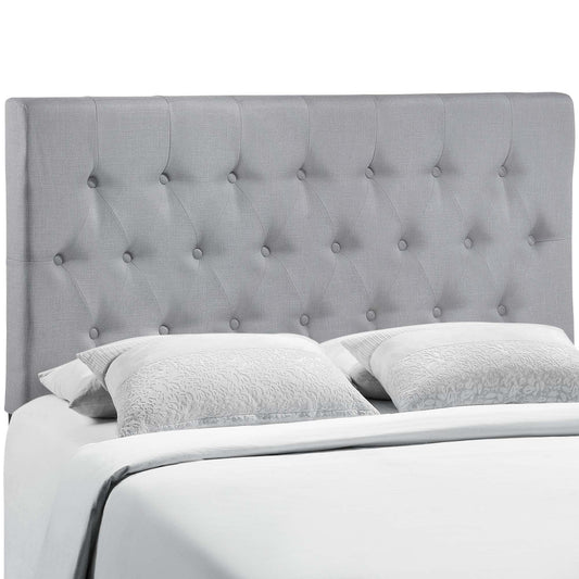 Crew Fabric Full Headboard, Light Gray