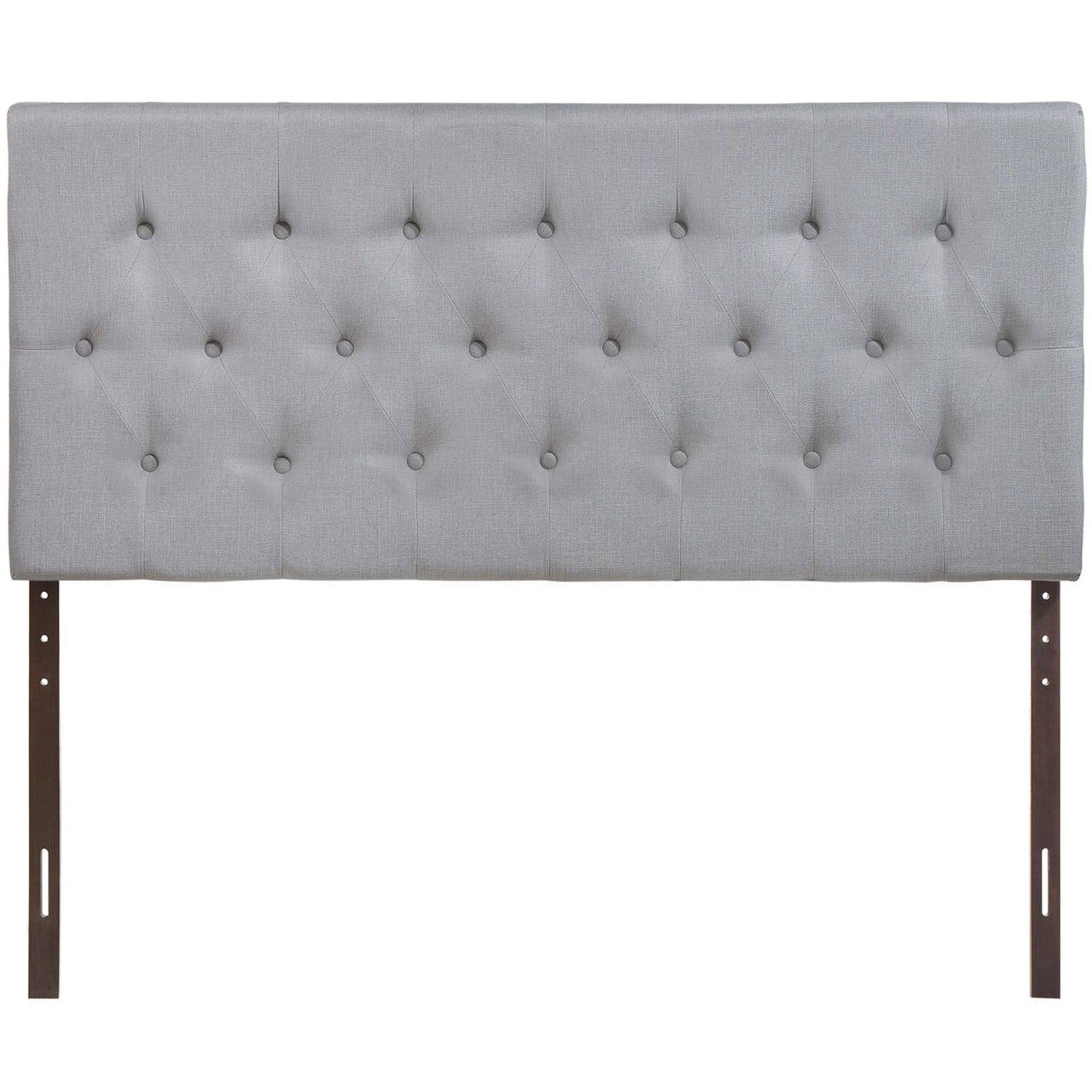 Crew Fabric Full Headboard, Light Gray