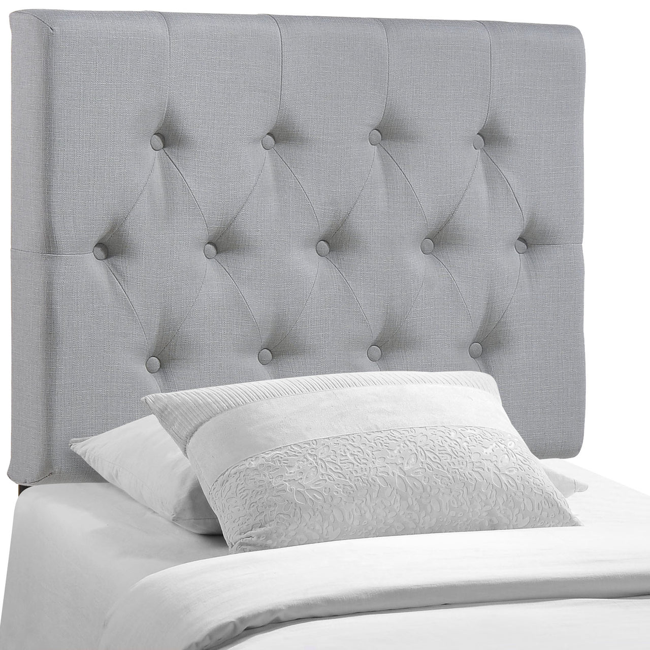 Crew Twin Headboard, Light Gray