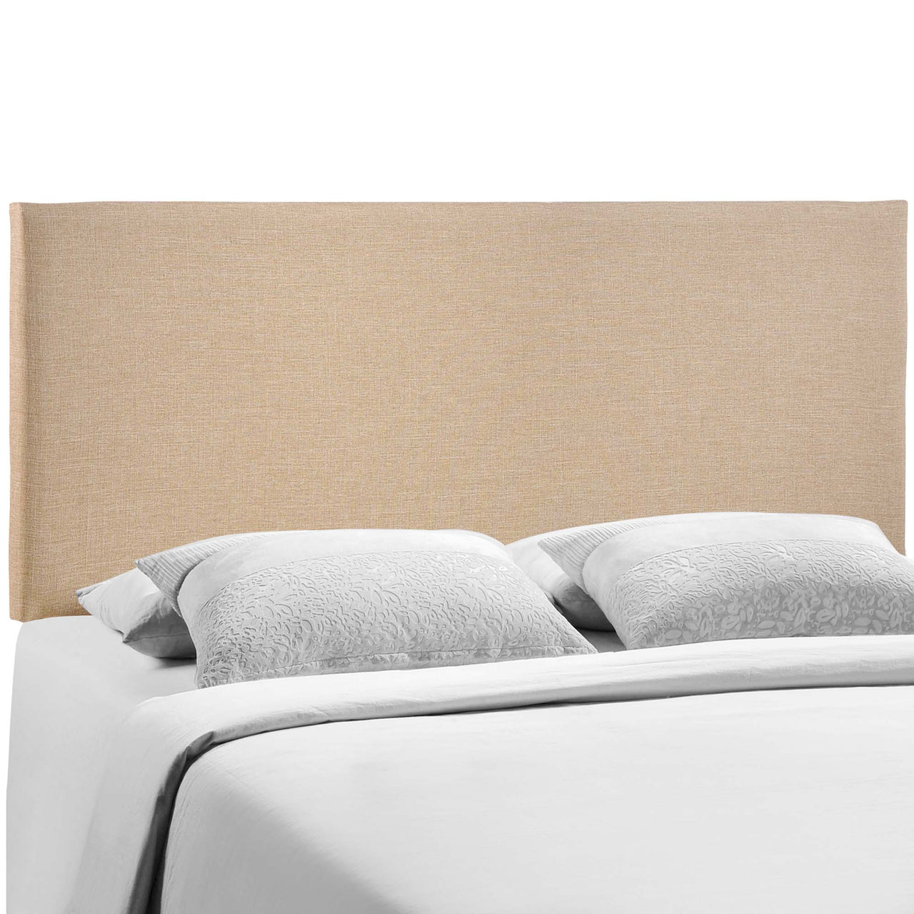 Parchment Queen Headboard, Light Brown
