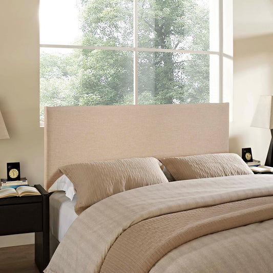 Parchment Queen Headboard, Light Brown