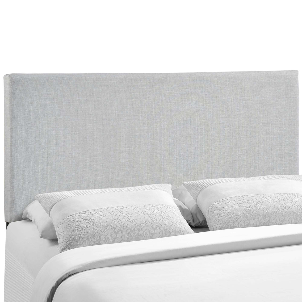 Parchment Queen Headboard, Light Gray
