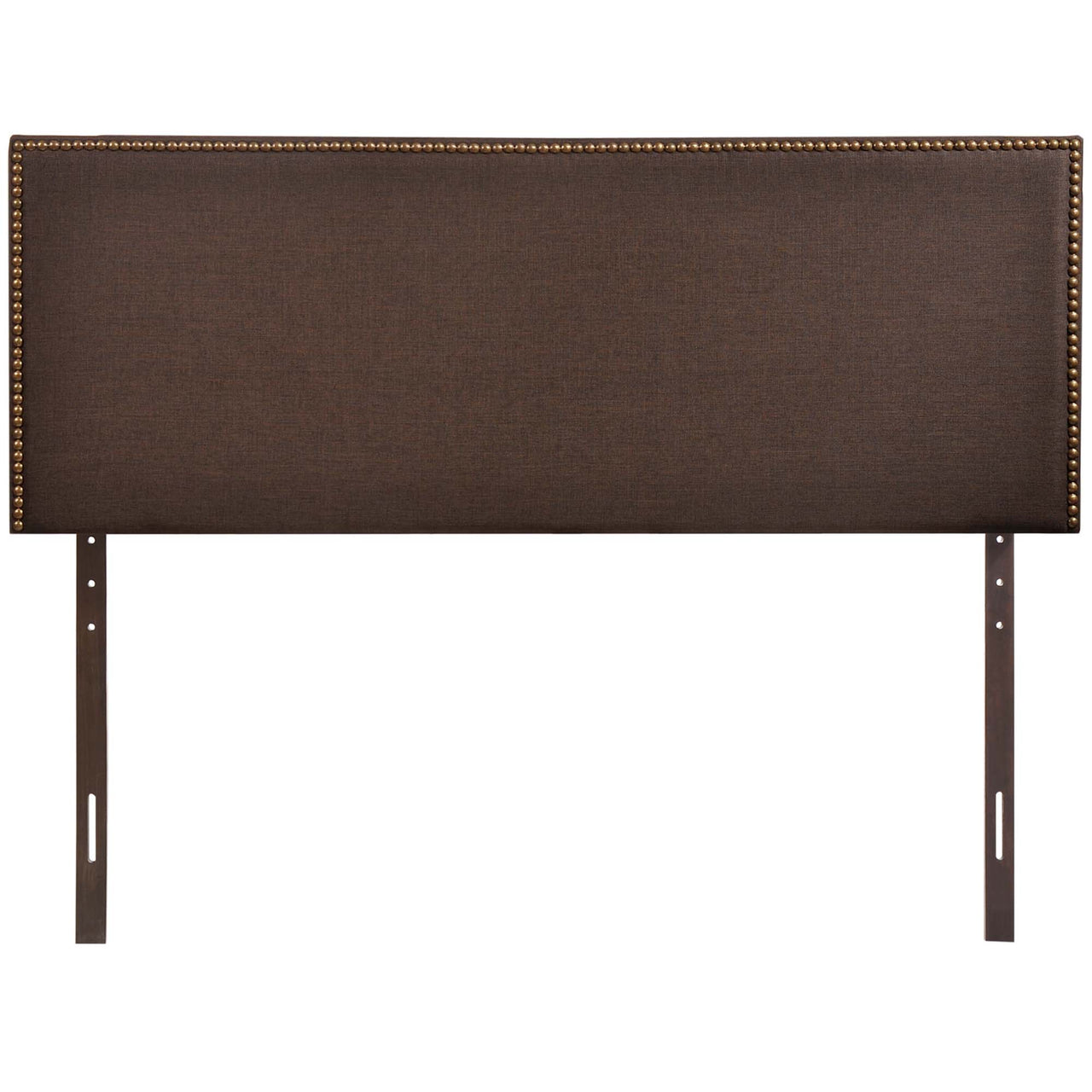 Parchment Queen Headboard, Dark Brown
