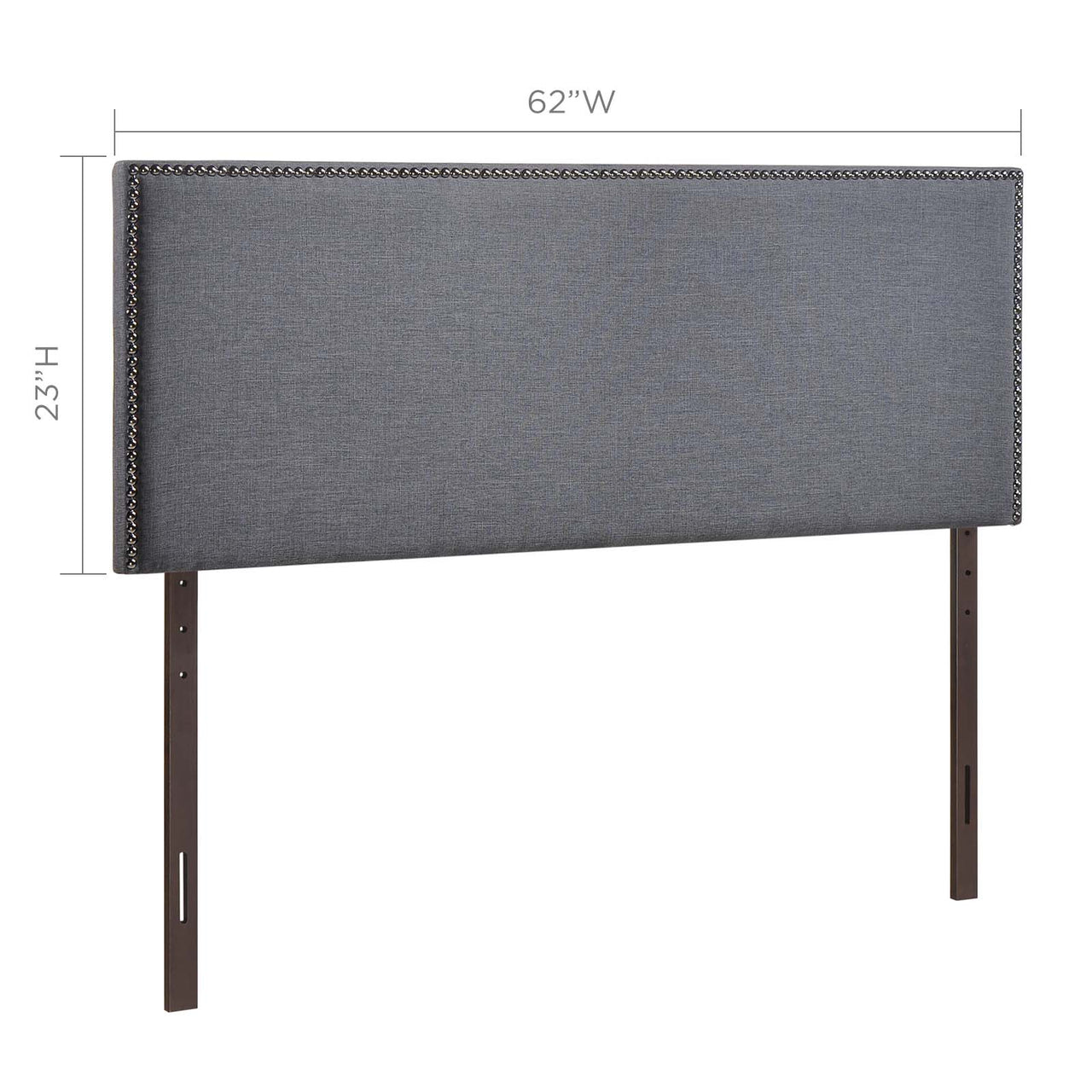 Parchment Queen Headboard, Gray