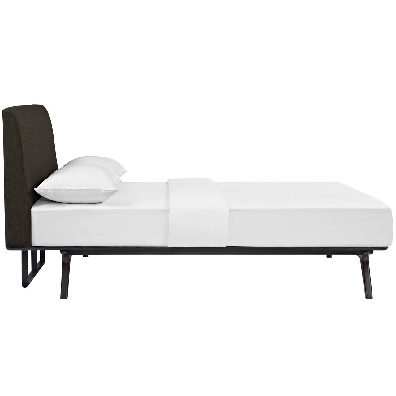 Simplicity Queen Bed, Espresso & Brown