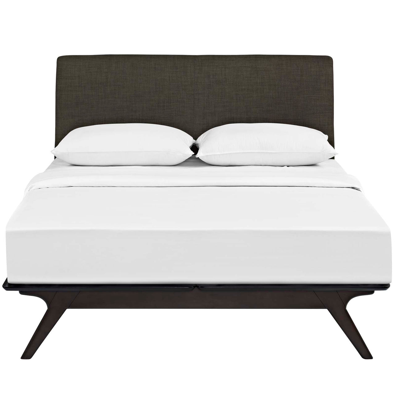 Simplicity Queen Bed, Espresso & Brown