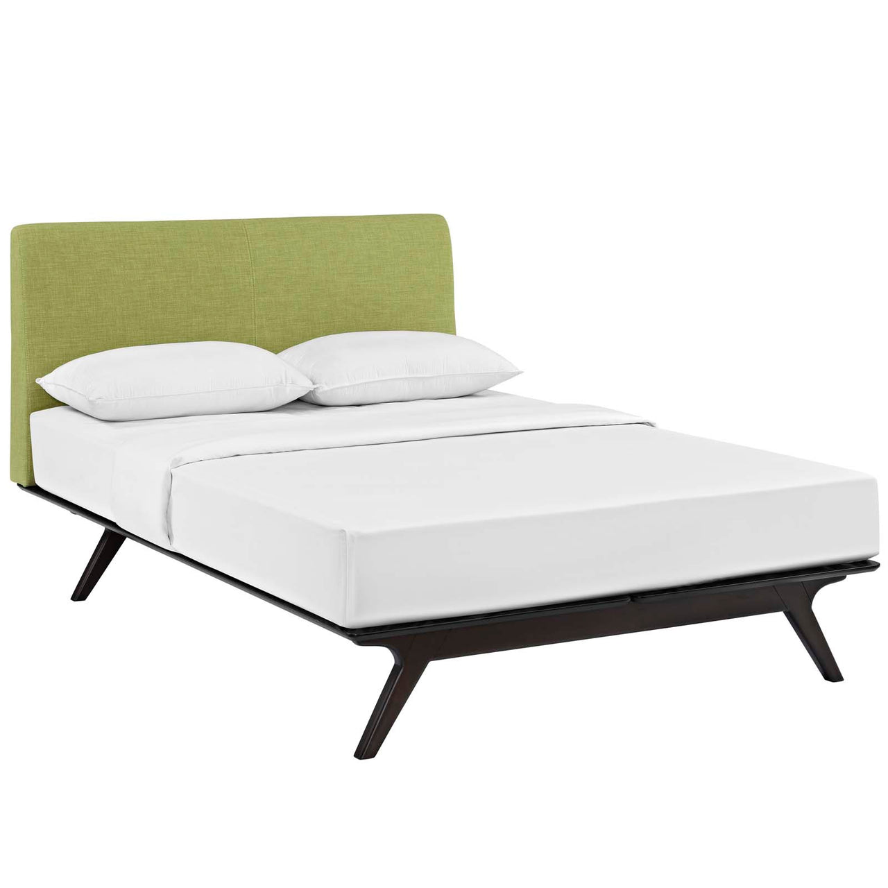 Simplicity Queen Bed, Espresso & Green