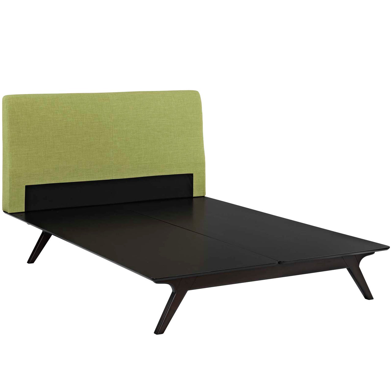 Simplicity Queen Bed, Espresso & Green