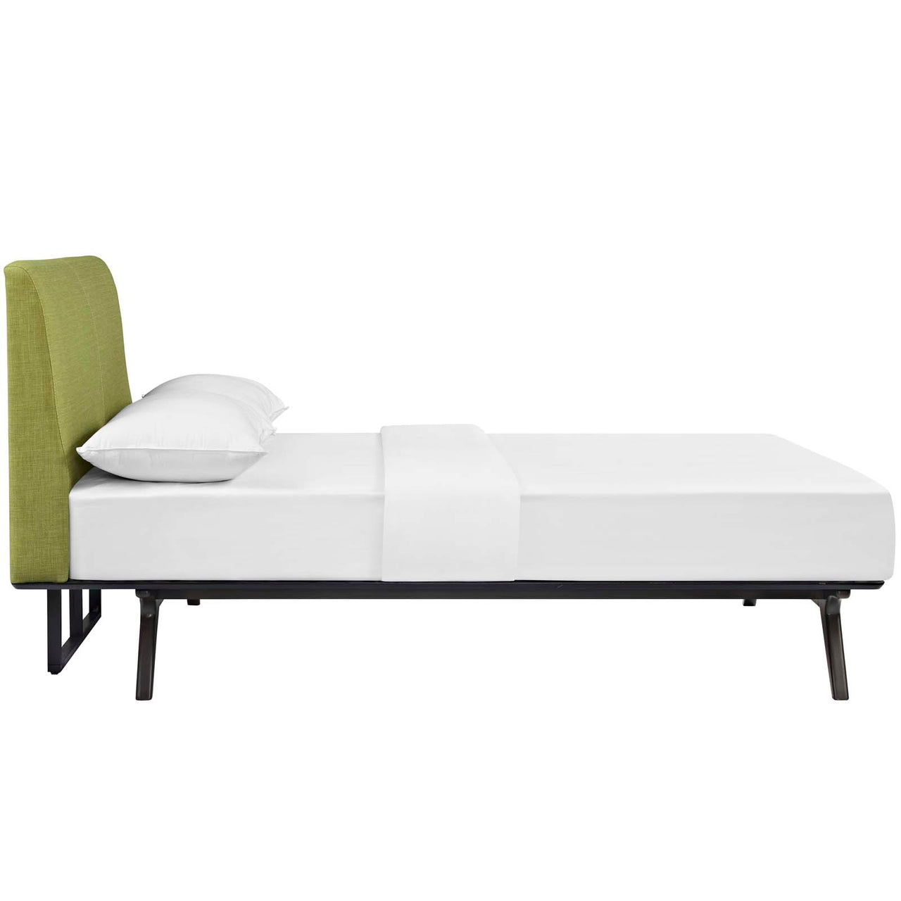 Simplicity Queen Bed, Espresso & Green