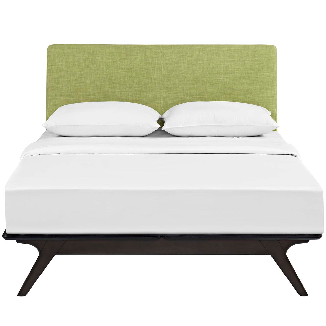 Simplicity Queen Bed, Espresso & Green