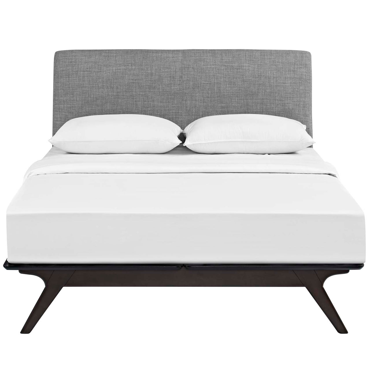 Simplicity Queen Bed, Espresso & Gray