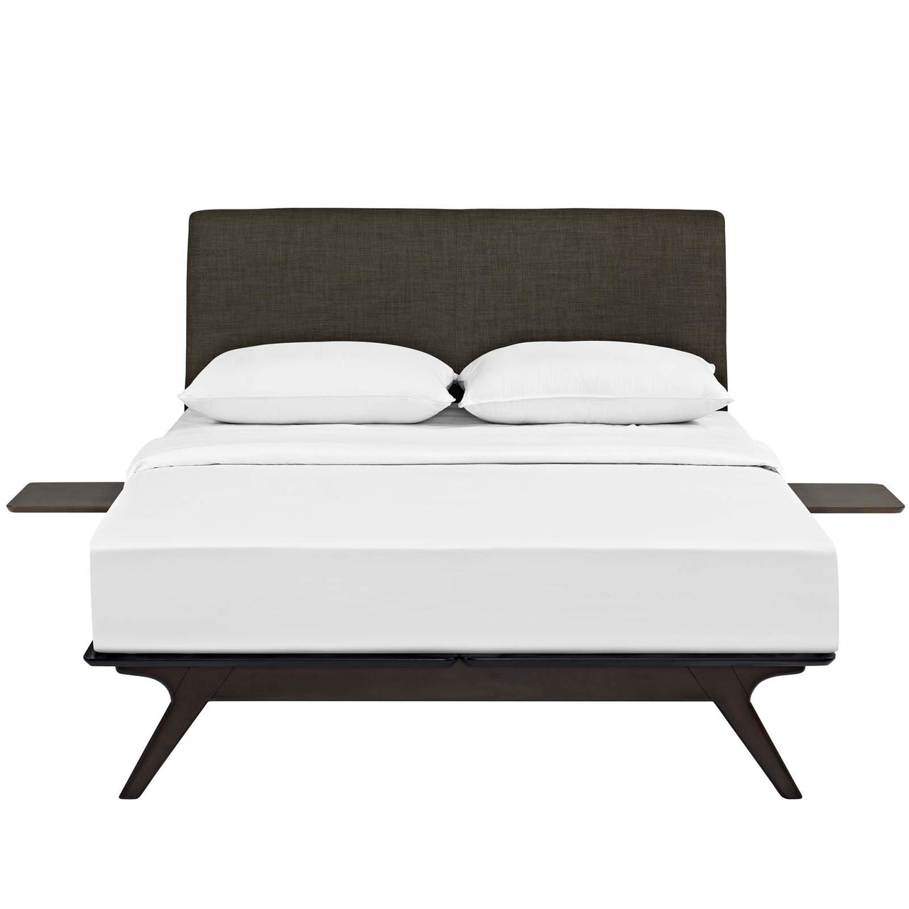 Simplicity 3-Piece Queen Bedroom Set, Espresso & Brown