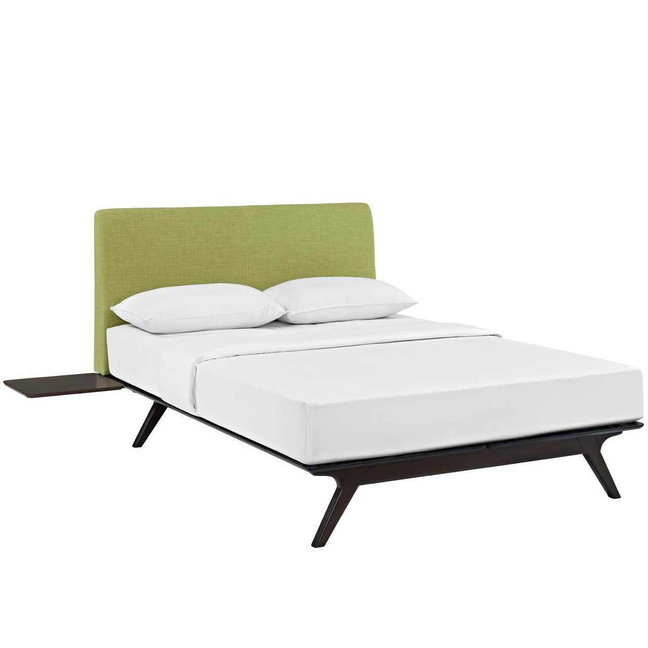 Simplicity 3-Piece Queen Bedroom Set, Espresso & Green