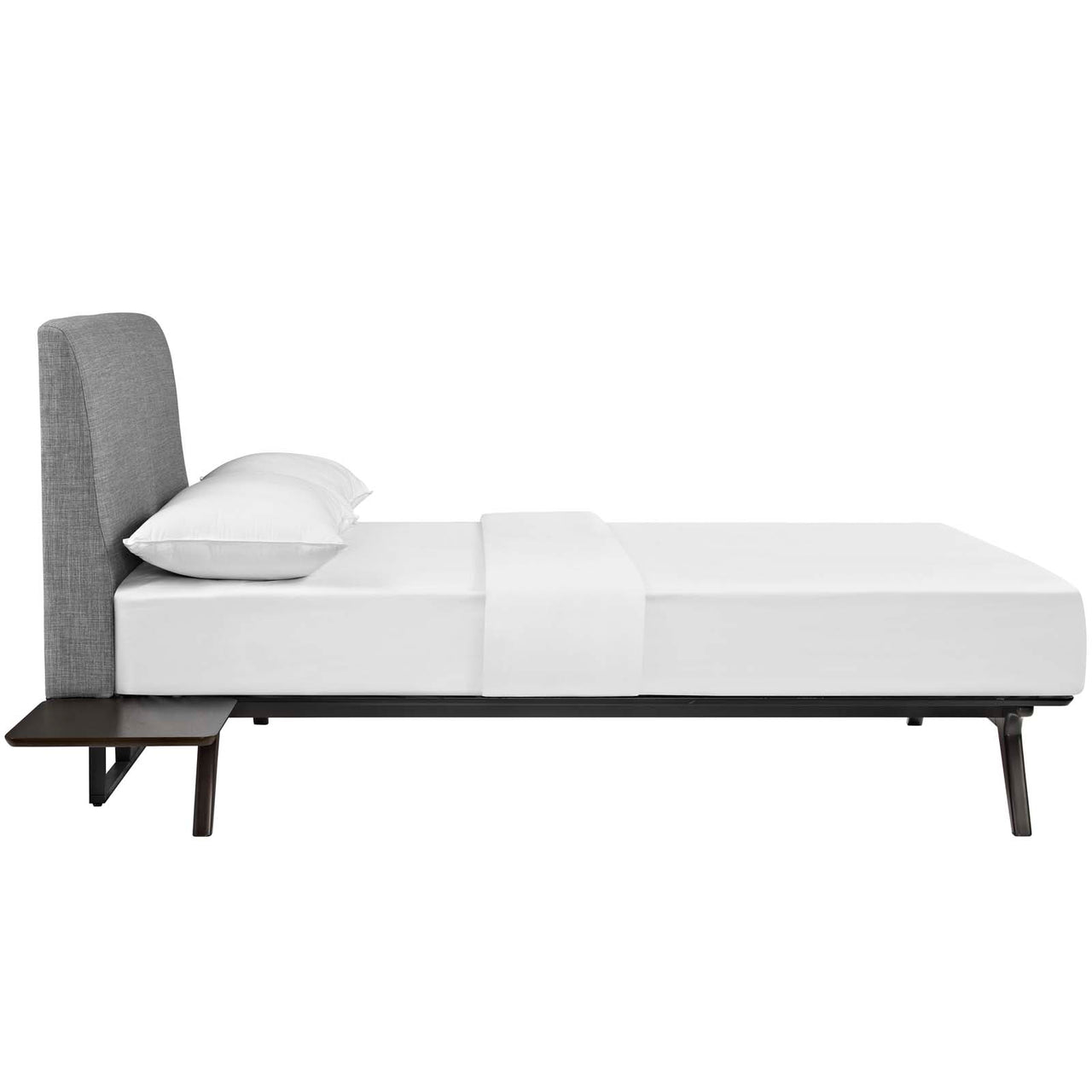 Simplicity 3-Piece Queen Bedroom Set, Espresso & Gray