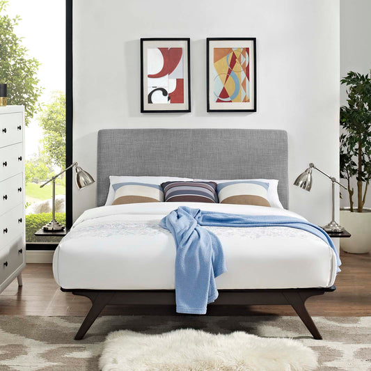 Tracy 3 Piece Queen Bedroom Set, Cappuccino & Gray