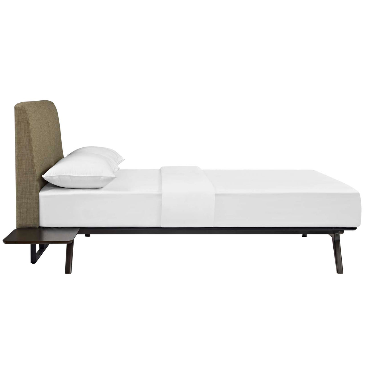 Simplicity 3-Piece Queen Bedroom Set, Espresso & Light Brown