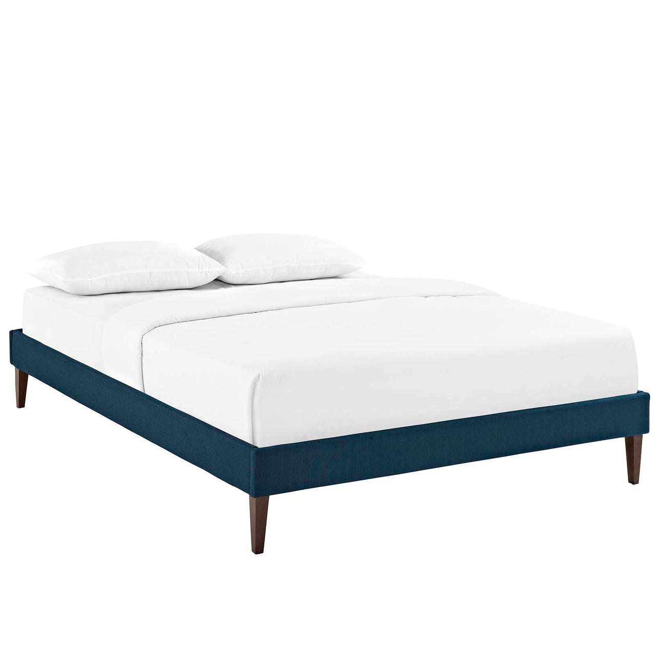 Shelley Fabric Full Bed Frame, Azure