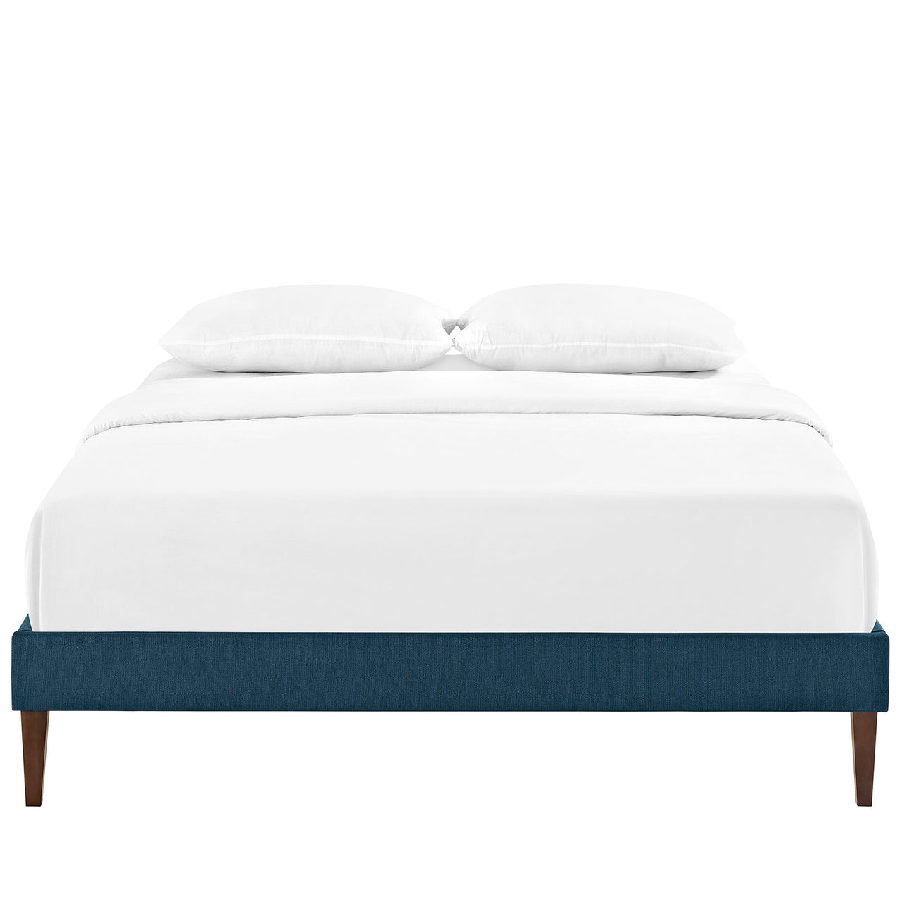 Shelley Fabric Full Bed Frame, Azure