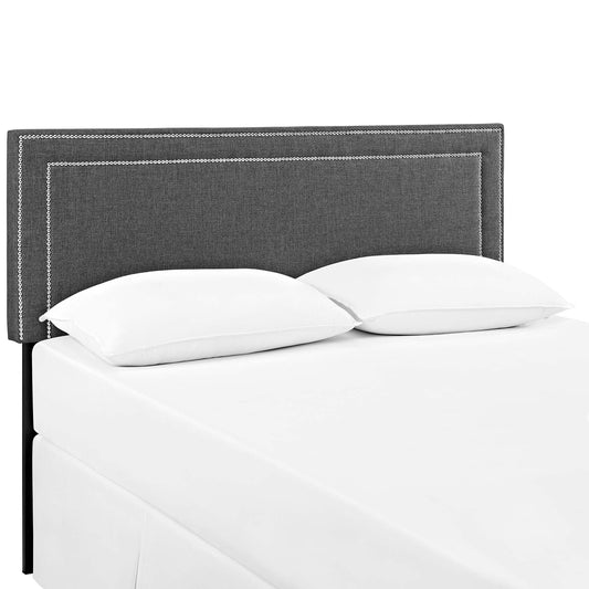 Twinline Fabric Full Headboard, Gray