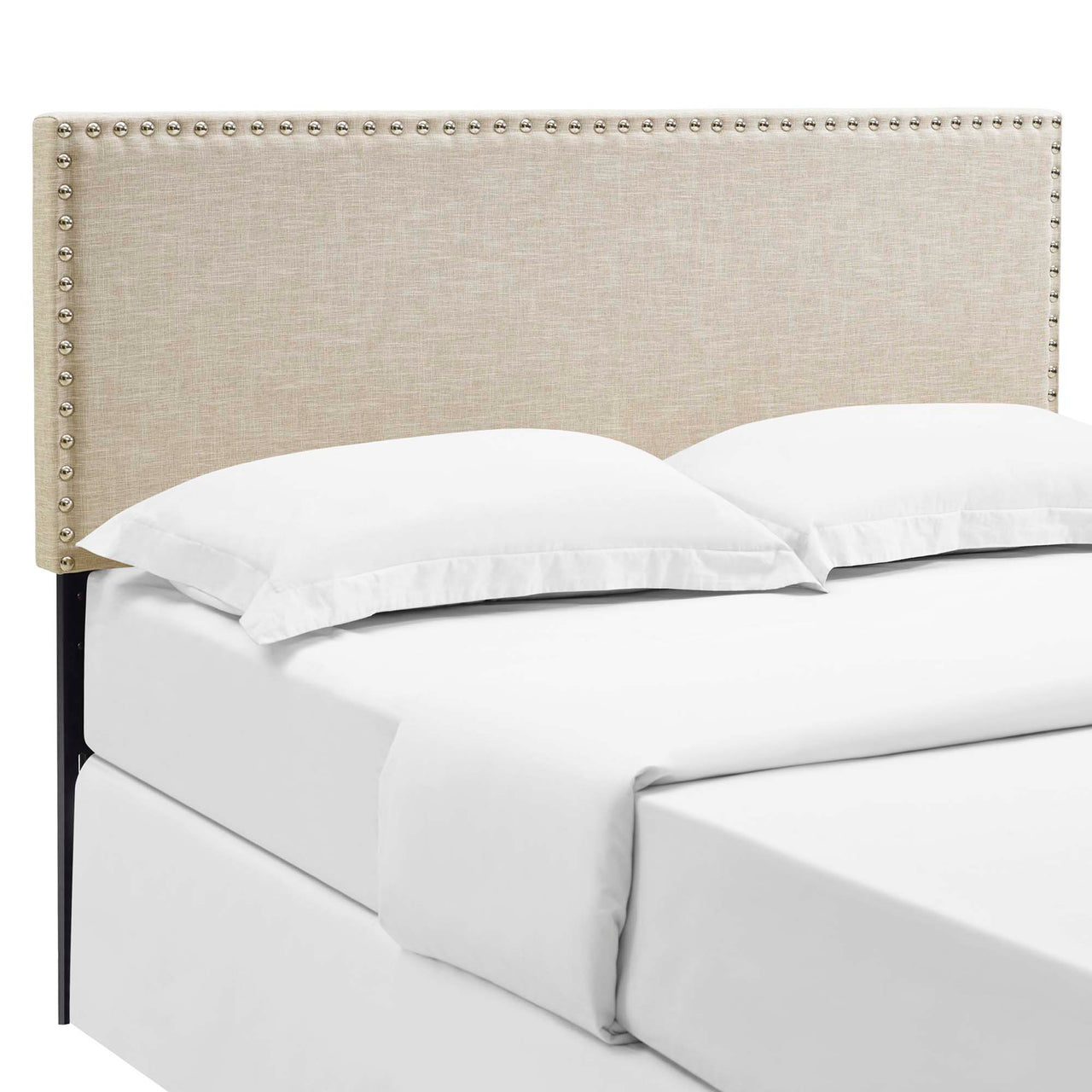 Dreamweaver Fabric Queen Headboard, Beige