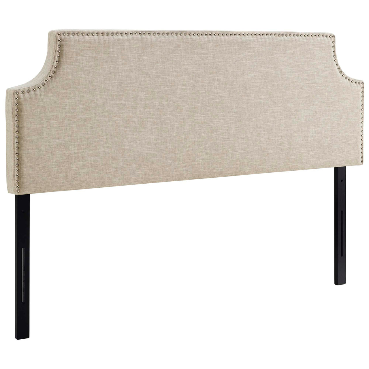 Laurel Fabric Queen Headboard, Beige