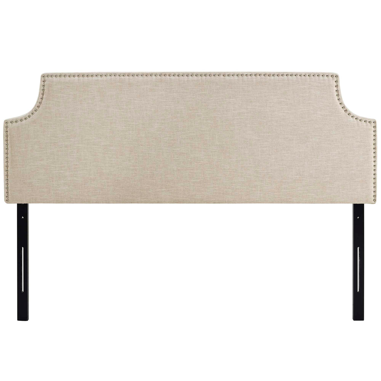 Laurel Fabric Queen Headboard, Beige