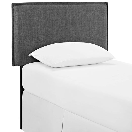 Millie Fabric Twin Headboard, Gray